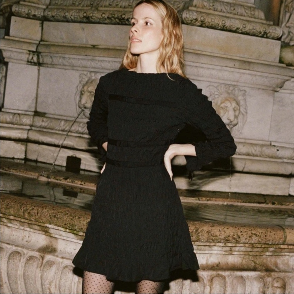 NWT DÔEN Black Cecilia Dress